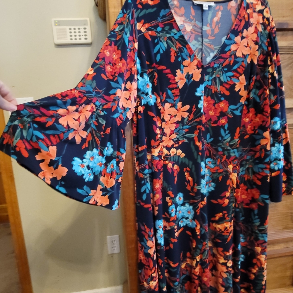 NWOT ruffle sleeve dress
